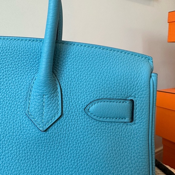 Hermes Birkin 30 Togo Blue de Nord GHW - Picture 10 of 12